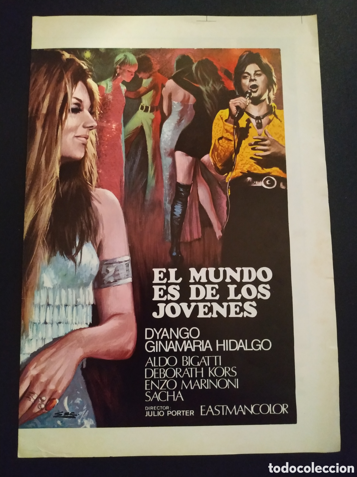 Cinema: EL MUNDO DE LOS JOVENES - DYANGO Y GIANMARIA HIDALGO -2 PAG- GUIA DE CINE ORIGINAL J28