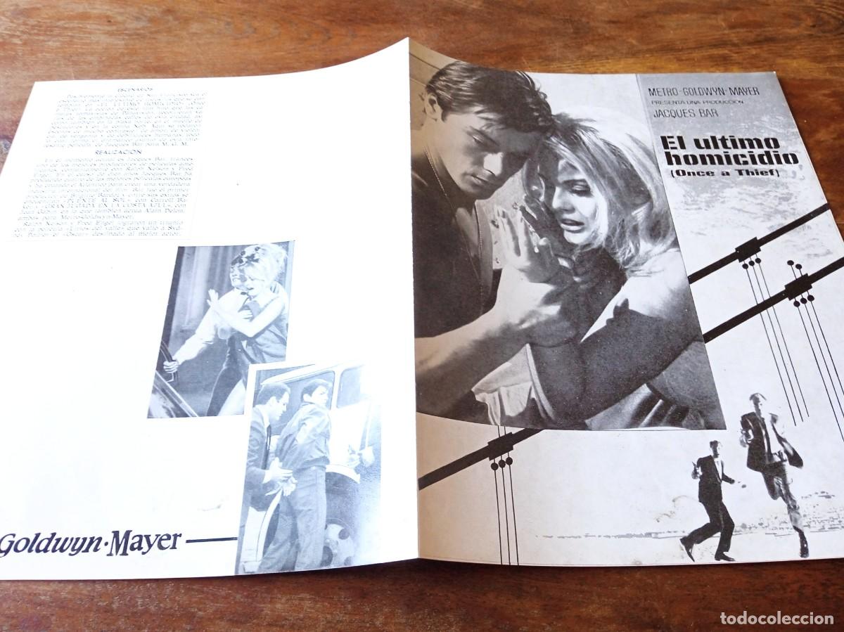 Kino: El &uacute;ltimo homicidio - Alain Delon, Ann-Margret, Van Heflin, Jack Palance - Guia original M.G.M 1965