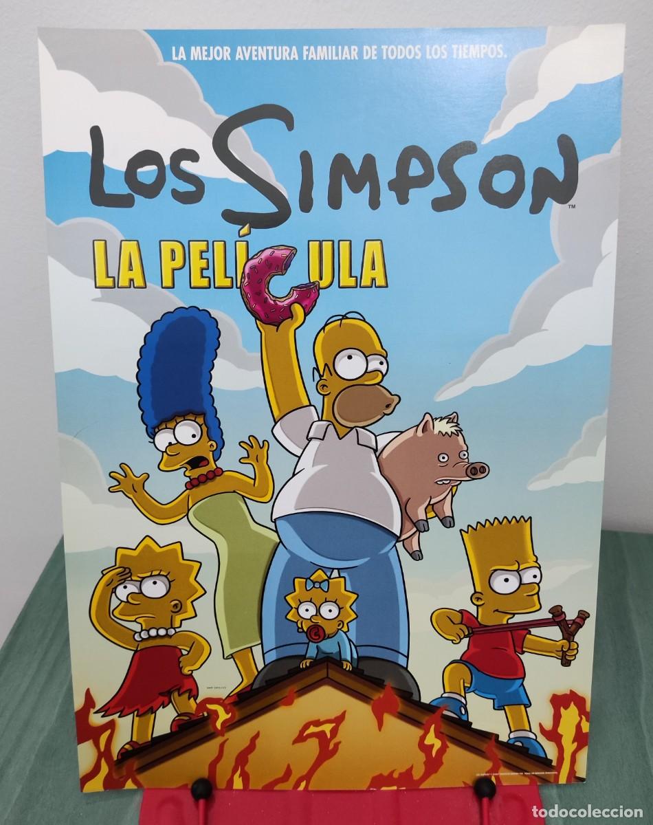 los simpson la pelicula . guia publicitaria 1 p - Comprar Guias  publicitários de filmes no todocoleccion