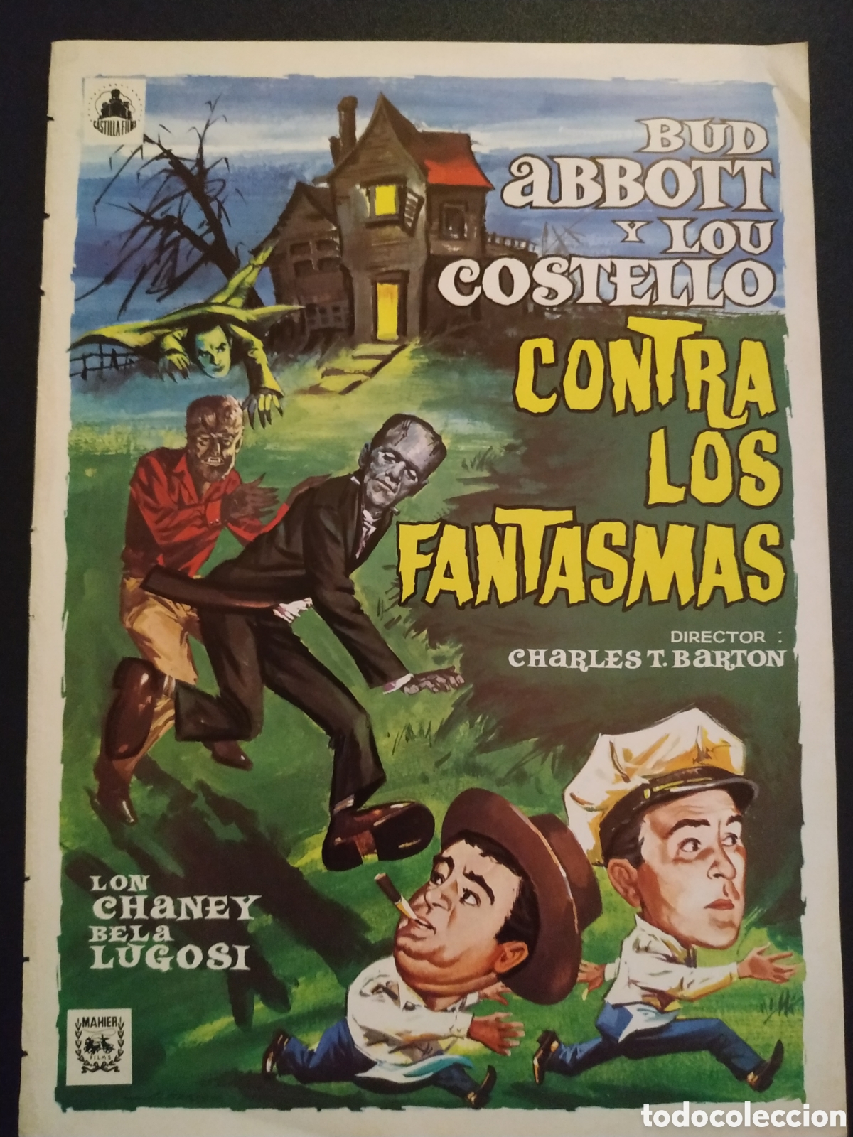 Cine: CONTRA LOS FANTASMAS - BUD ABBPTT Y LOU COSTELLO - GUIA DE CINE ORIGINAL J42