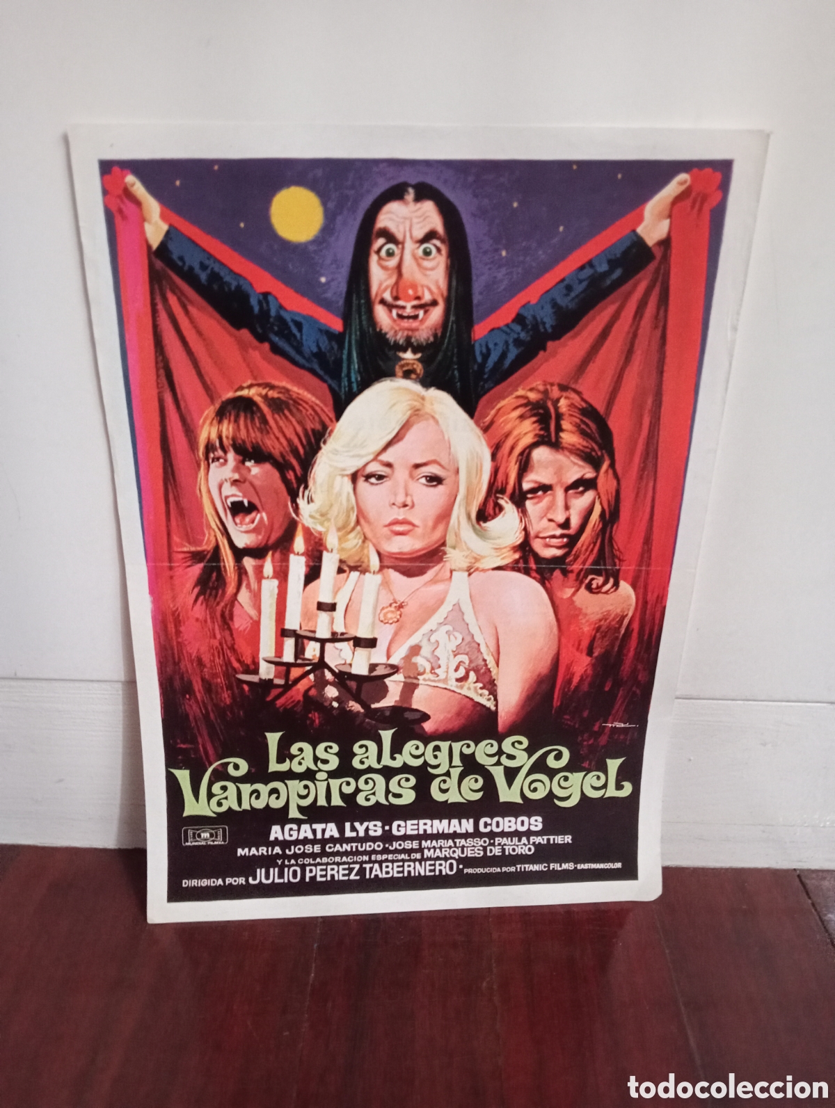 Cinema: G&Uacute;IA PUBLICITARIA ORIGINAL DE CINE. SIMPLE. LAS ALEGRES VAMPIRAS DE VOGEL. AGATA LYS - GERMAN COBOS