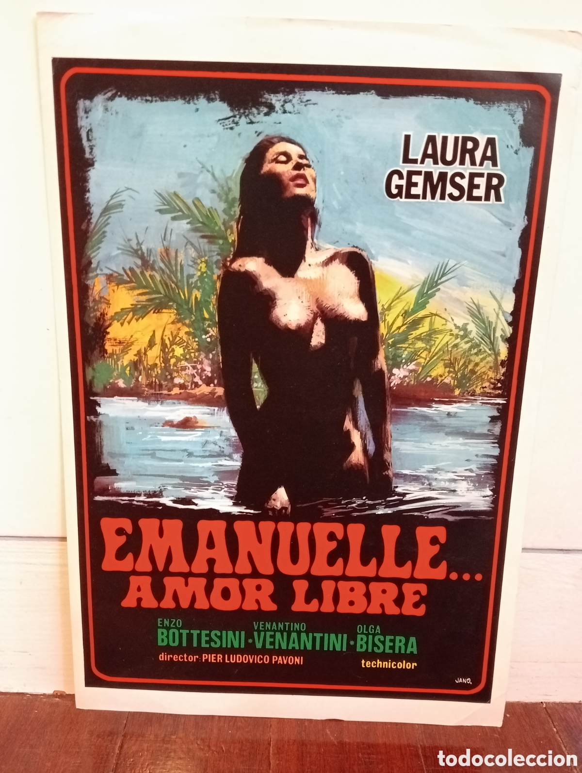 guía publicitaria original de cine . emanuelle. - Compra venta en  todocoleccion