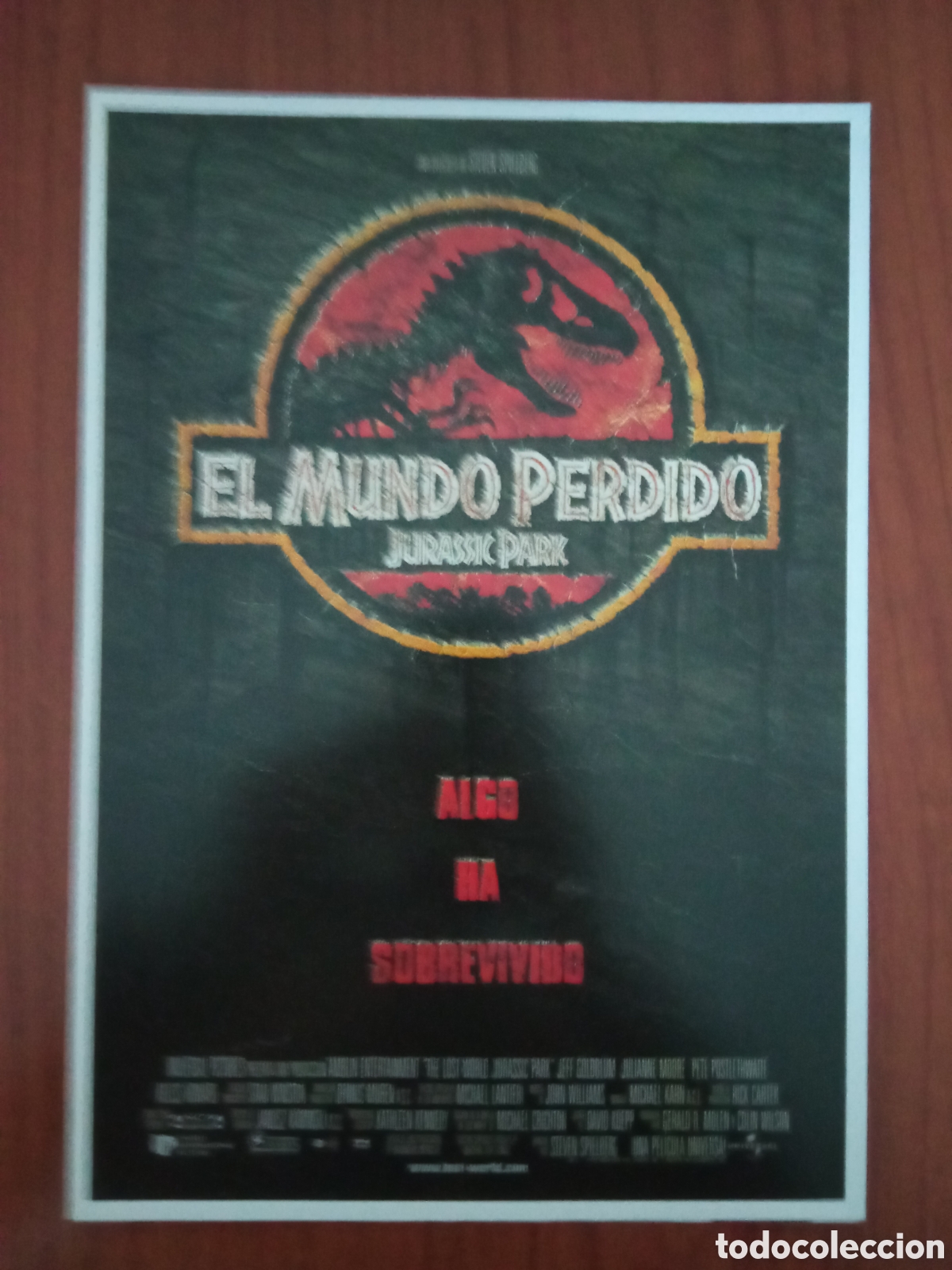 Cine: GUIA PUBLICITARIA ORIGINAL JURASSIC PARK EL MUNDO PERDIDO