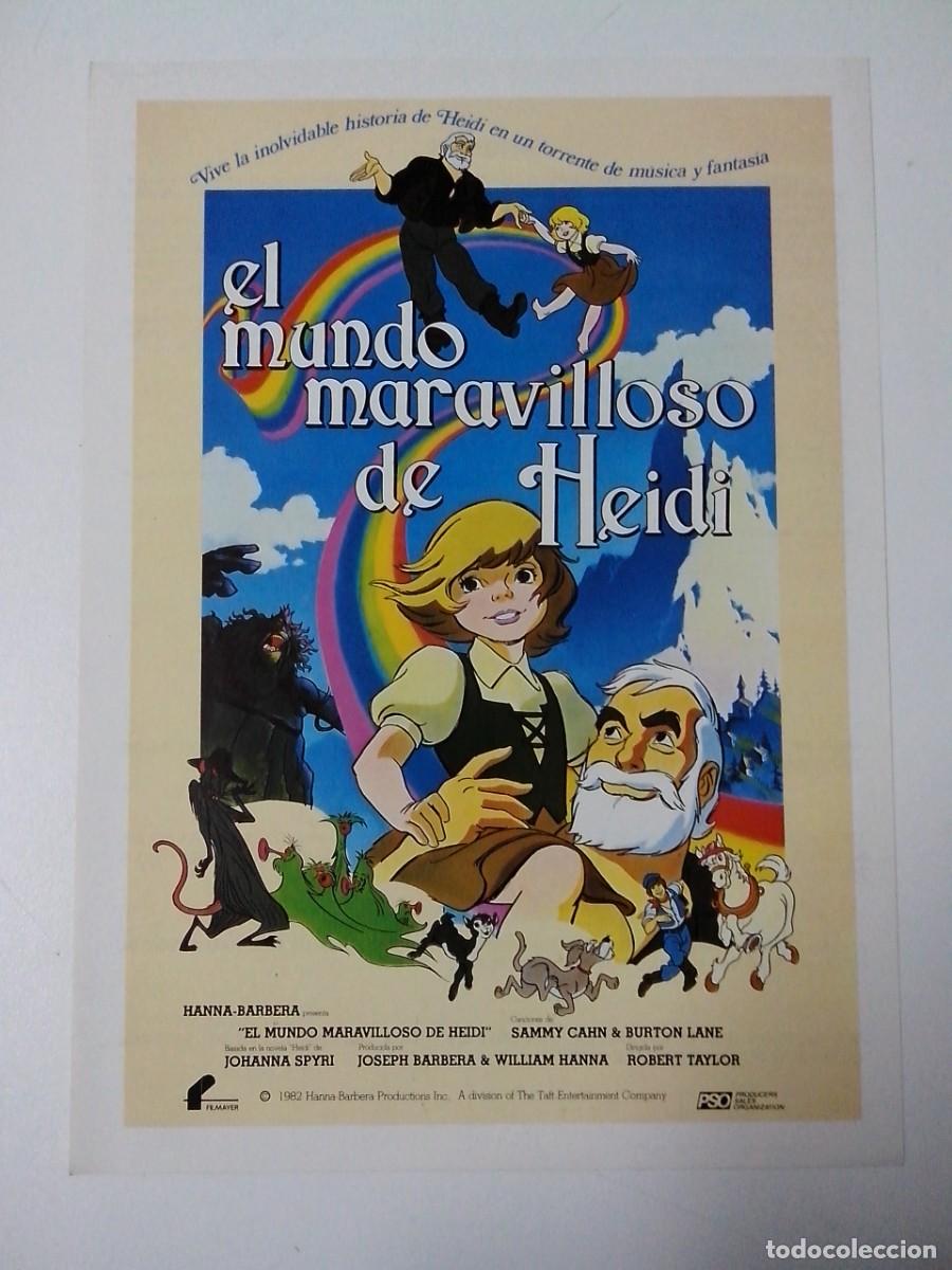 Cinema: GUIA PUBLICITARIA DE CINE EL MUNDO MARAVILLOSO DE HEIDI