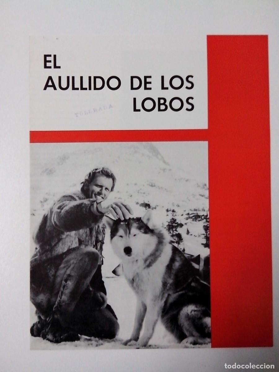 Cinema: GUIA PUBLICITARIA DE CINE EL AULLIDO DE LOS LOBOS - RON ELY - RAIMUND HAFMSDORF