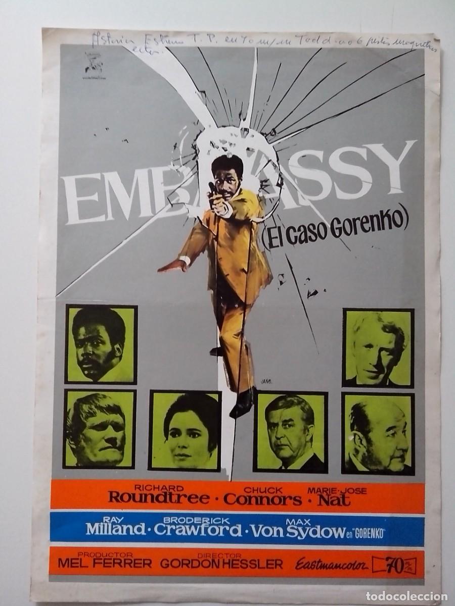 Cinema: GUIA DE CINE (VER FOTOS) EMBASSY - RICHARD ROUNDTREE - CHUCK CONNRS