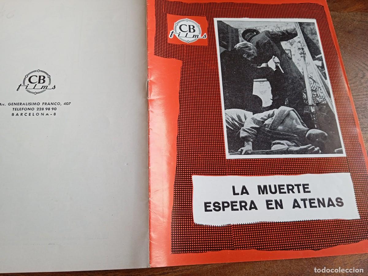 Cine: La muerte espera en Atenas - Ken Clark, Helga Line - Guia original CB Films 1967 Mac