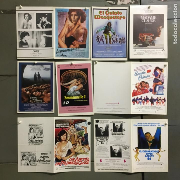 Cinema: G9664 SYLVIA KRISTEL COLECCION DE 8 GUIAS ORIGINALES ESPA&Ntilde;OLAS