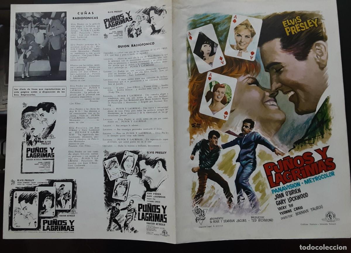 Cine: Pu&ntilde;os y l&aacute;grimas, Elvis Presley gu&iacute;a original 1967 d&iacute;ptico