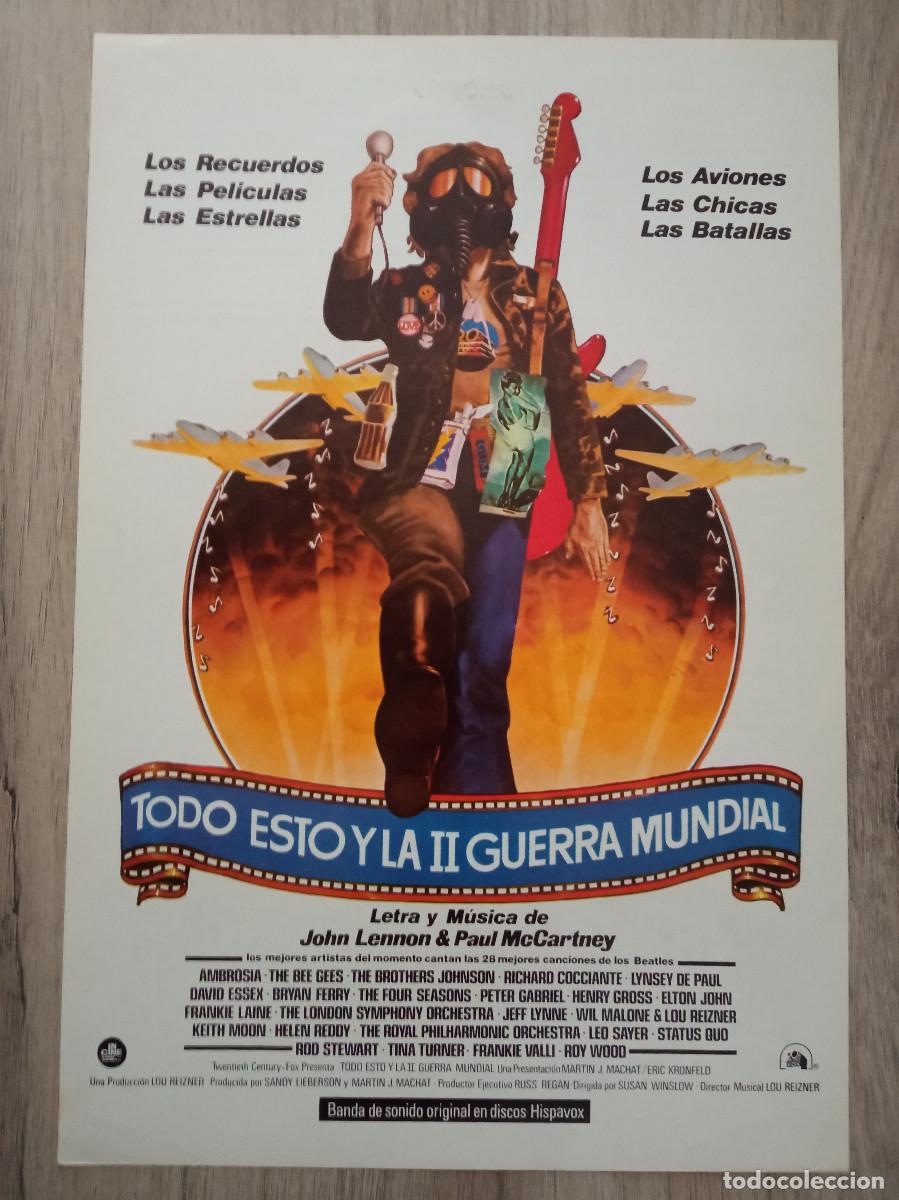 Cine: GU&Iacute;A PUBLICITARIA DE LA PEL&Iacute;CULA TODO ESTO Y LA II GUERRA MUNDIAL, LOS BEATLES