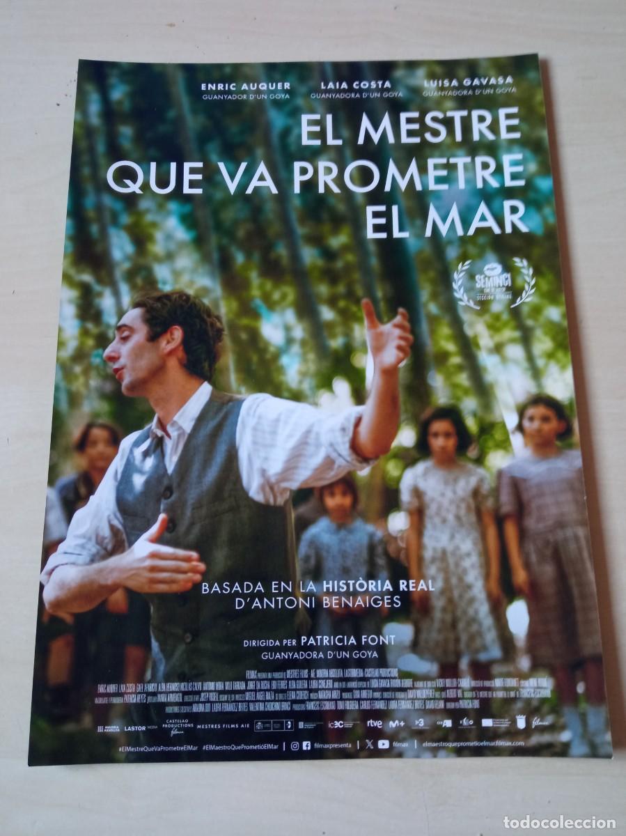 Cine: EL MAESTRO QUE PROMETIO EL MAR (GUIA ORIGINAL CINE SIMPLE EN CATALAN) (PEDIDO MINIMO 5 EUROS)