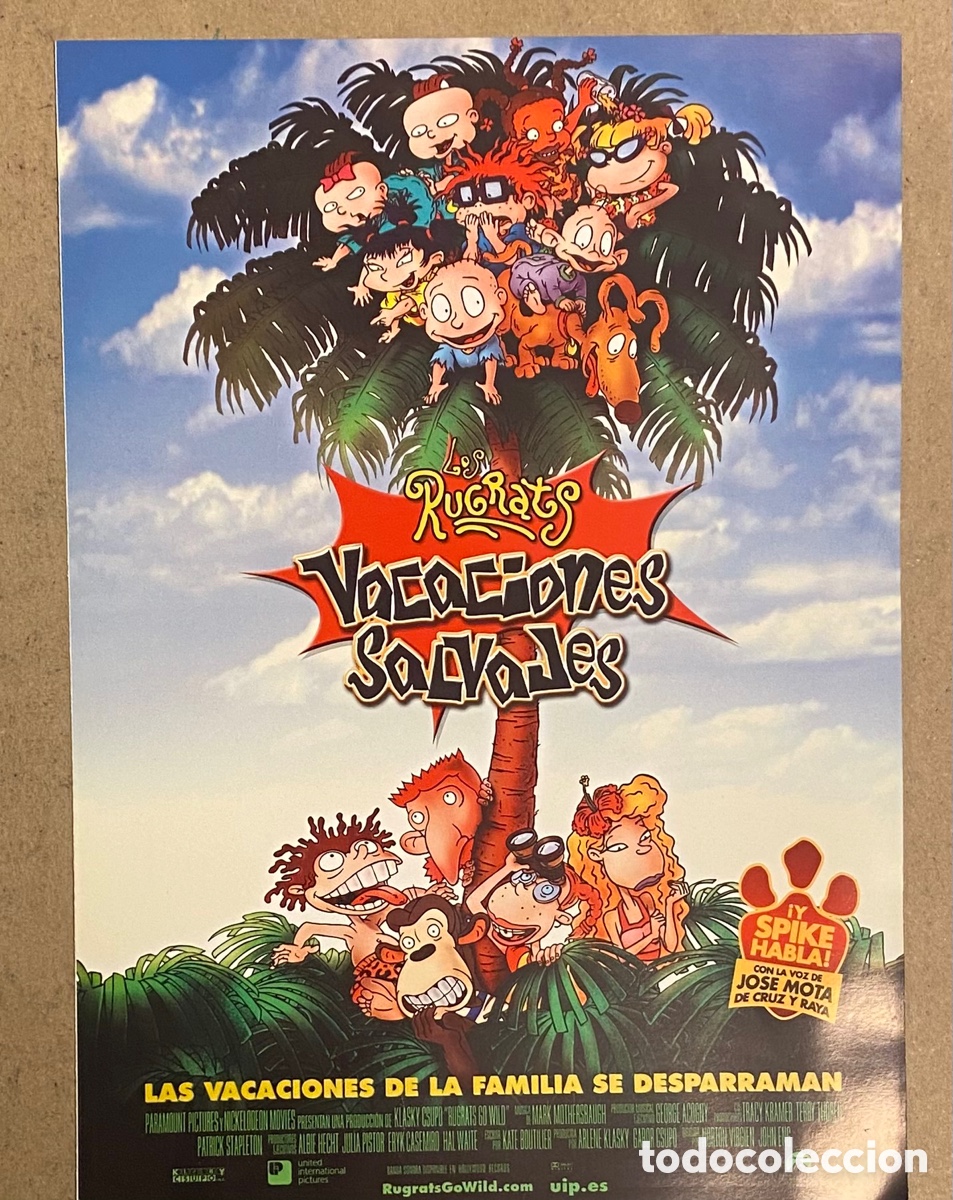 Cinema: LOS RUGRATS &ldquo;VACACIONES SALVAJES&rdquo;. GUIA PROMOCIONAL DE LA PEL&Iacute;CULA.