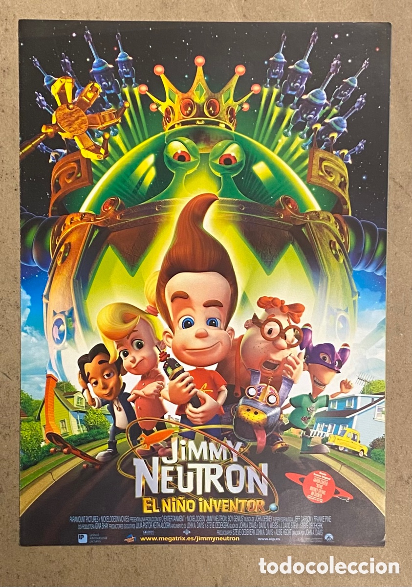 Cinema: JIMMY NEUTRON, EL NI&Ntilde;O INVENTOR. GUIA PROMOCIONAL DE LA PEL&Iacute;CULA.