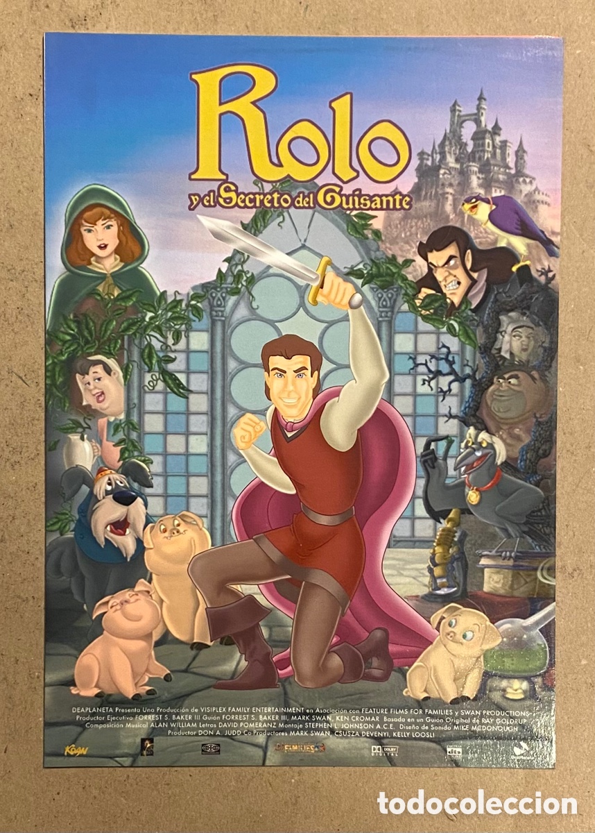 Kino: ROLO Y EL SECRETO DEL GUISANTE. GUIA PROMOCIONAL DE LA PEL&Iacute;CULA.