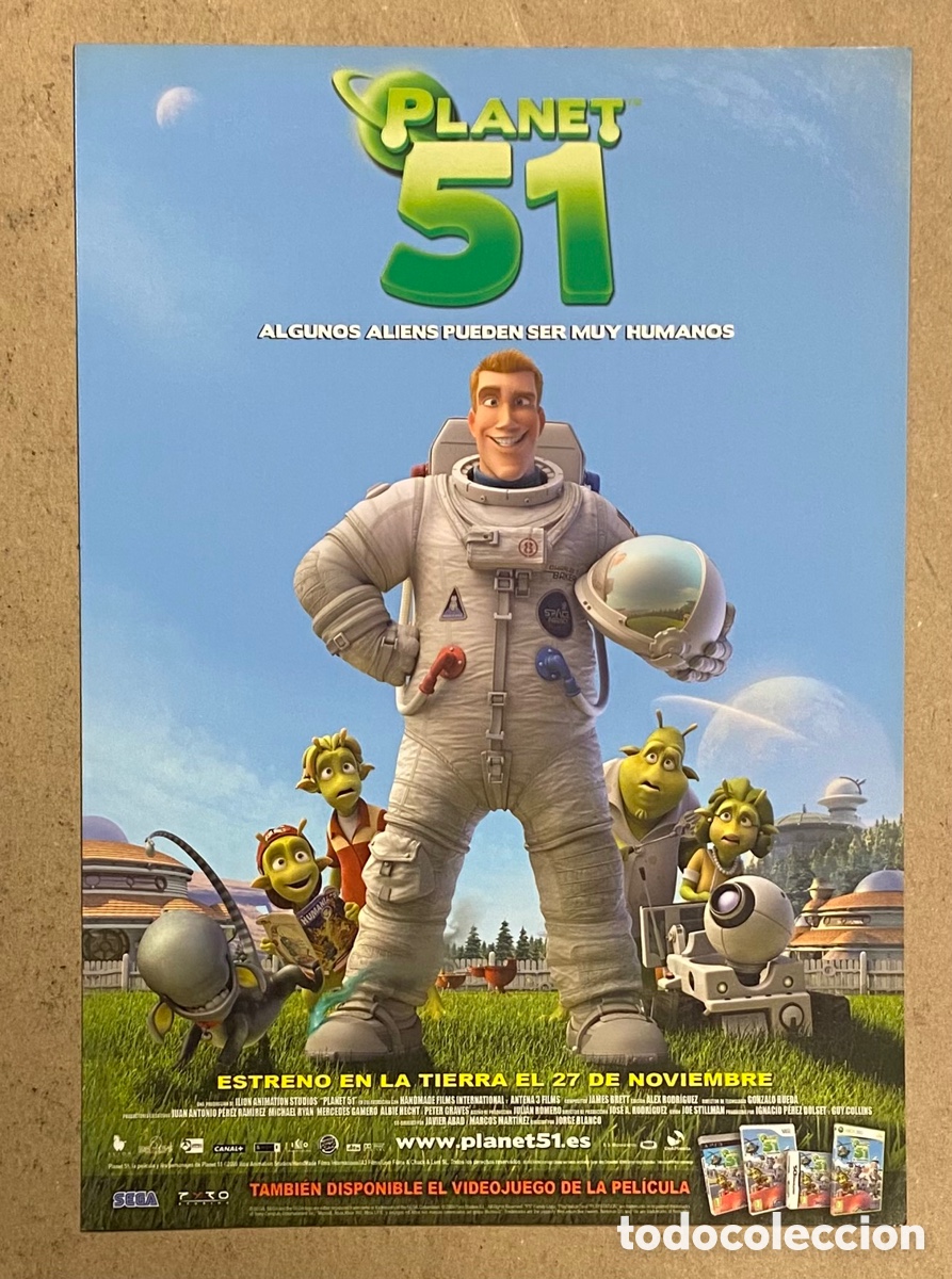 Cinema: PLANET 51. GUIA PROMOCIONAL DE LA PEL&Iacute;CULA.