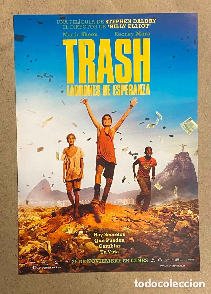 Kino: TRASH, LADRONES DE ESPERANZA. GUIA PROMOCIONAL DE LA PEL&Iacute;CULA.