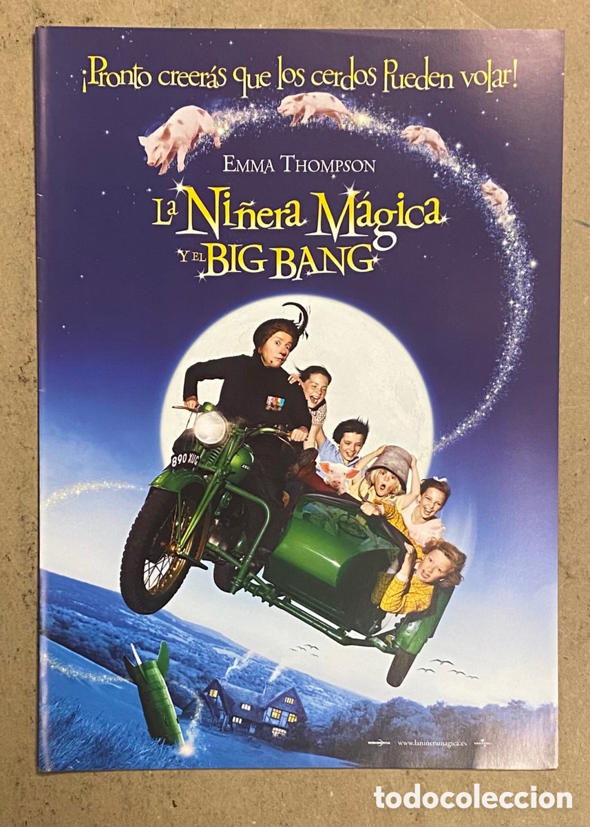 Cin&eacute;ma: LA NI&Ntilde;ERA M&Aacute;GICA Y EL BIG BANG. GUIA PROMOCIONAL DE LA PEL&Iacute;CULA. EMMA THOMPSON.