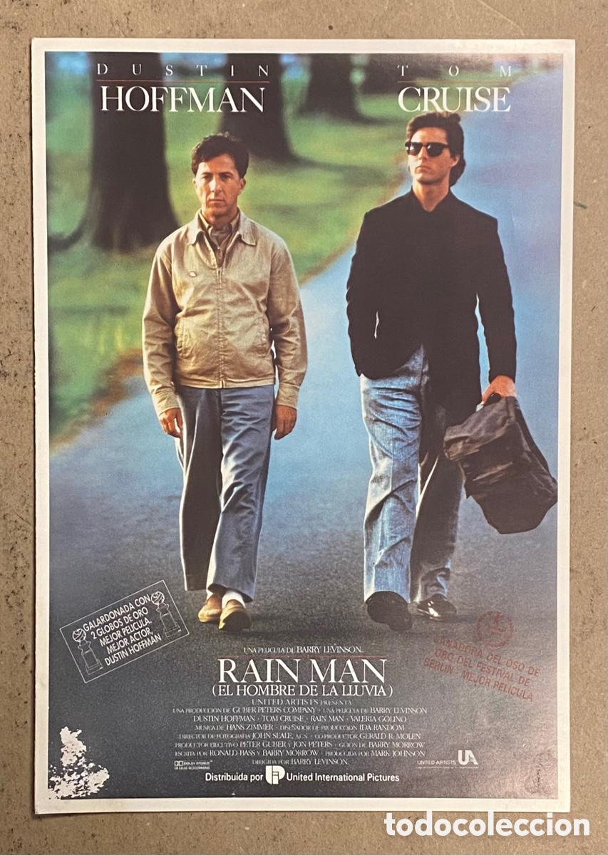 rain man dustin hoffman & tom cruise - Comprar Filmes em DVD no  todocoleccion