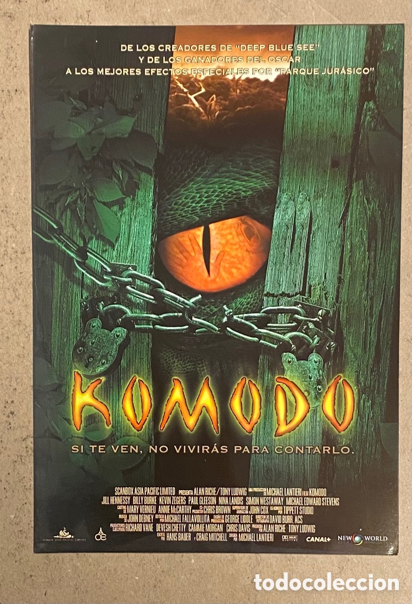 Cinema: KOMODO. GU&Iacute;A PROMOCIONAL DE LA PEL&Iacute;CULA.