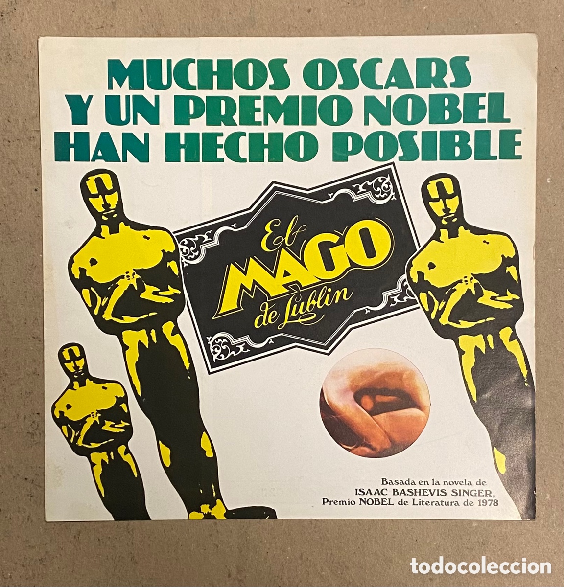 Cine: EL MAGO LUBLIN. GU&Iacute;A PROMOCIONAL DE LA PEL&Iacute;CULA. MENAHEM GOLAN, ALAN ARKIN, LOUISE FLETCHER