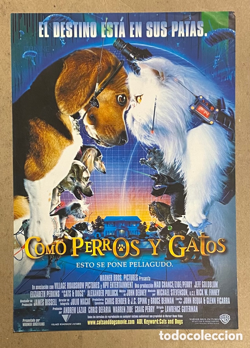 Cin&eacute;ma: COMO PERROS Y GATOS. GU&Iacute;A PROMOCIONAL DE LA PEL&Iacute;CULA.