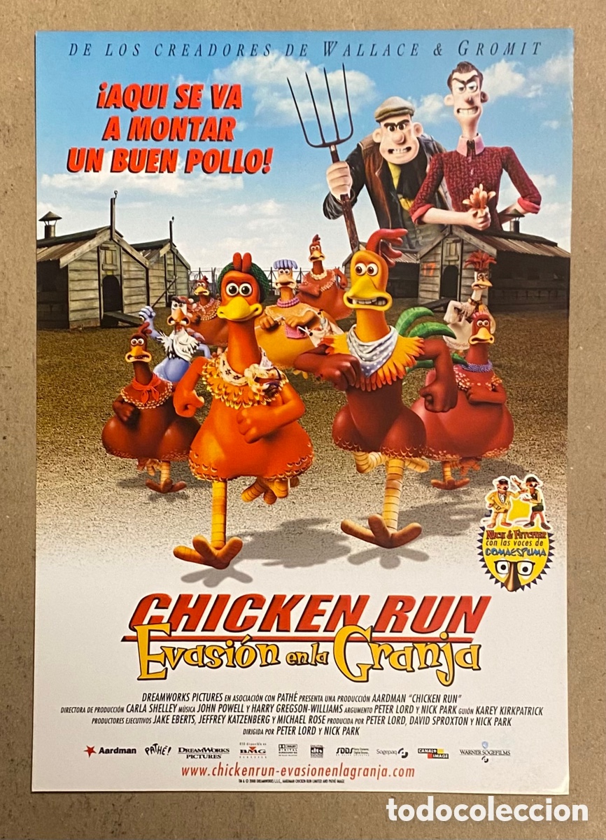Cin&eacute;ma: CHICKEN RUN, EVASI&Oacute;N EN LA GRANJA. GU&Iacute;A PROMOCIONAL DE LA PEL&Iacute;CULA.