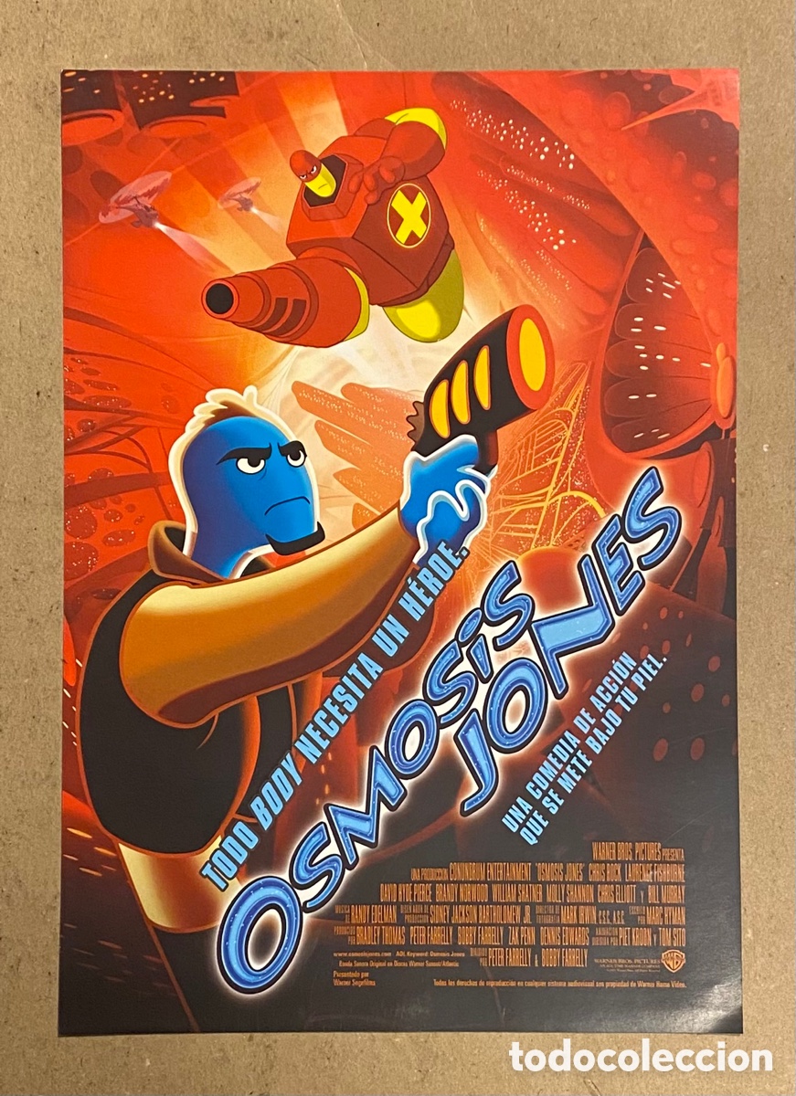 Cin&eacute;ma: OSMOSIS JONES. GU&Iacute;A PROMOCIONAL DE LA PEL&Iacute;CULA.