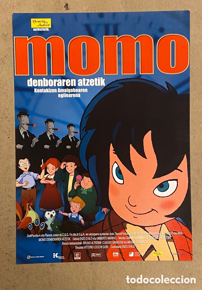 Kino: MOMO, DENBORAREN ATZETIK. GU&Iacute;A PROMOCIONAL DE LA PEL&Iacute;CULA. EUSKARAZ.