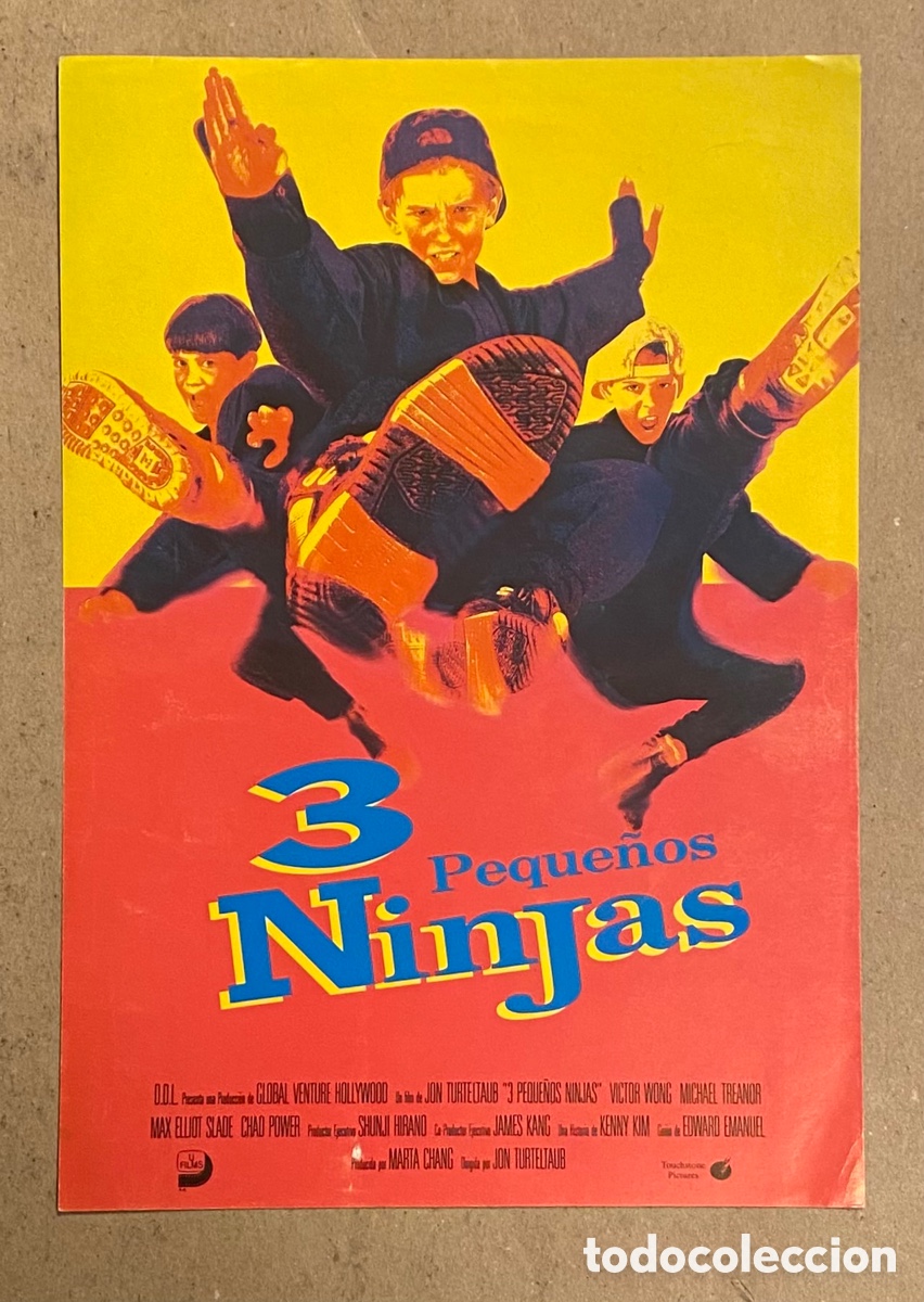 Cinema: 3 PEQUE&Ntilde;OS NINJAS. GU&Iacute;A PROMOCIONAL DE LA PEL&Iacute;CULA.