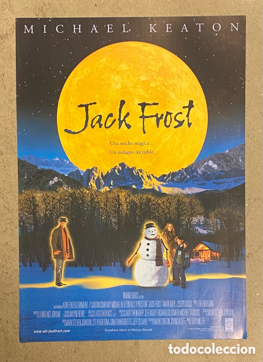 Cin&eacute;ma: JACK FROST. GU&Iacute;A PROMOCIONAL DE LA PEL&Iacute;CULA. MICHAEL KEATON