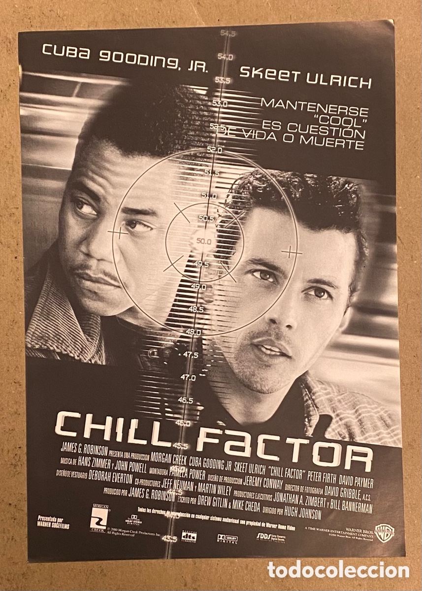 Cin&eacute;ma: CHILL FACTOR. GU&Iacute;A PROMOCIONAL DE LA PEL&Iacute;CULA. CUBA GOODING JR.