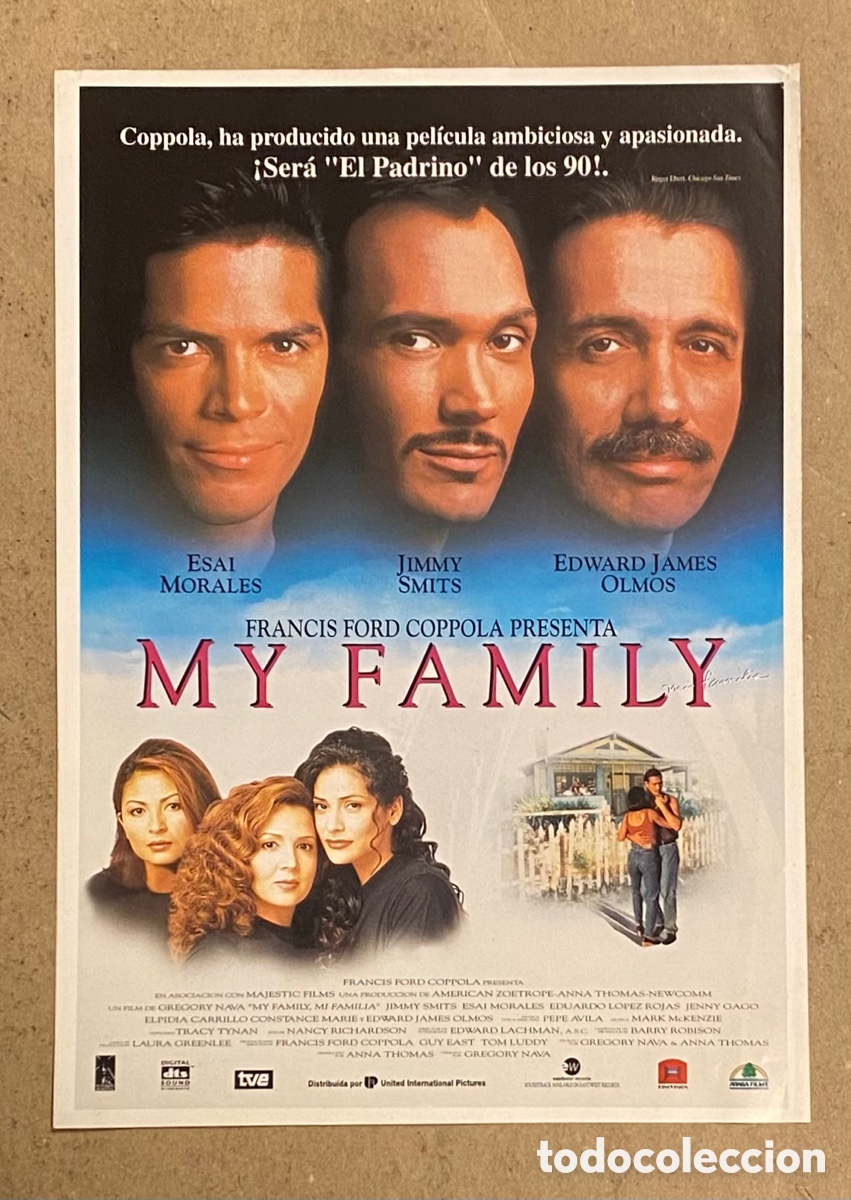 Cin&eacute;ma: MY FAMILY. GU&Iacute;A PROMOCIONAL DE LA PEL&Iacute;CULA. FRANCIS FORD COPPOLA.