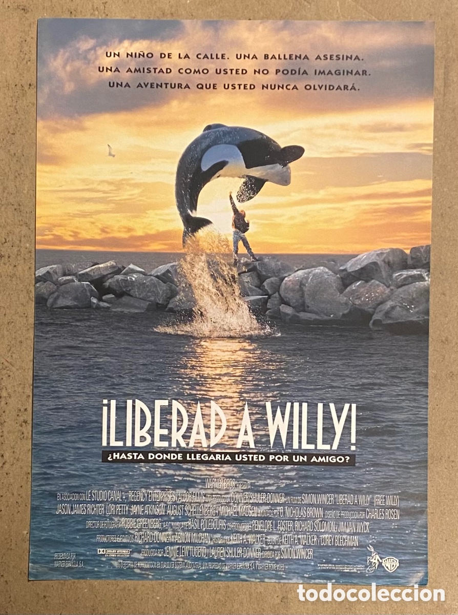 Cinema: &iquest;LIBERAD A WILLY?. GU&Iacute;A PROMOCIONAL DE LA PEL&Iacute;CULA.