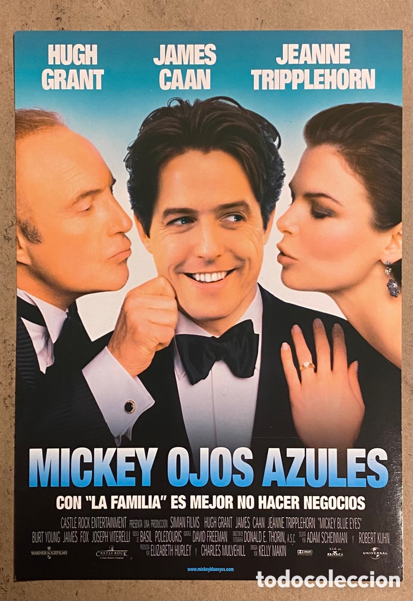 Cinema: MICKEY OJOS AZULES. GU&Iacute;A PROMOCIONAL DE LA PEL&Iacute;CULA. HUGH GRANT, JAMES CAAN,&hellip;