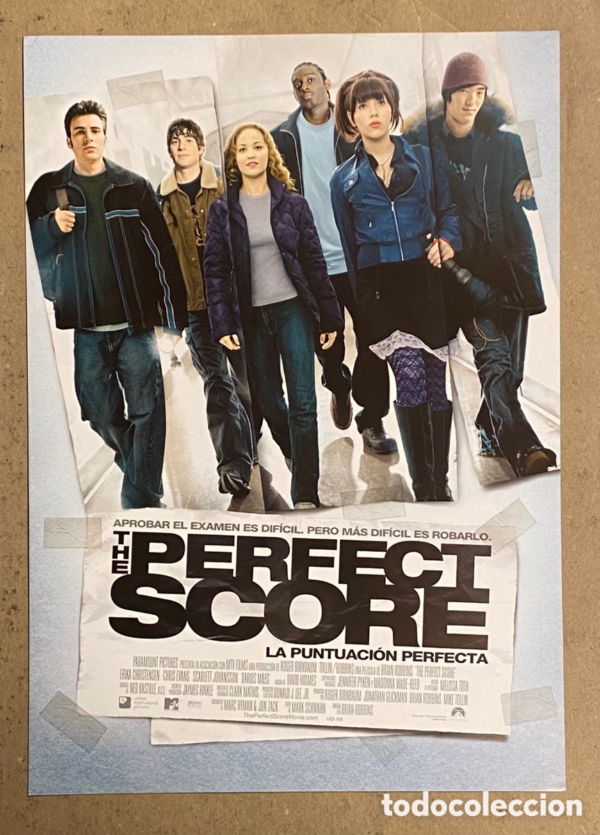 Kino: THE PERFECT SCORE (LA PUNTUACI&Oacute;N PERFECTA). GU&Iacute;A PROMOCIONAL DE LA PEL&Iacute;CULA.