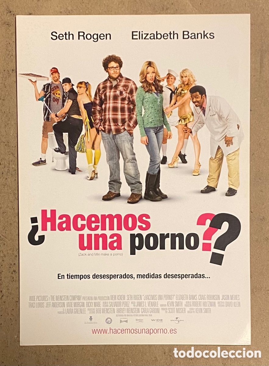 Cin&eacute;ma: &iquest;HACEMOS UNA PORNO?. GU&Iacute;A PROMOCIONAL DE LA PEL&Iacute;CULA. SETH ROGEN, ELIZABETH BANKS,..