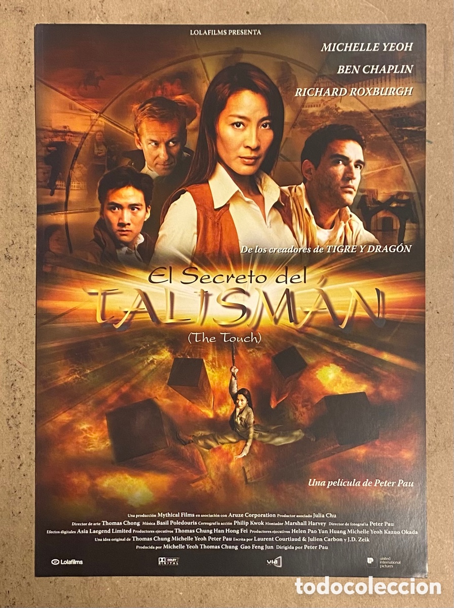 Cinema: EL SECRETO DEL TALISM&Aacute;N. GU&Iacute;A PROMOCIONAL DE LA PEL&Iacute;CULA. MICHELLE YEOH.
