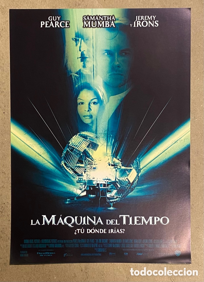 Cinema: LA M&Aacute;QUINA DEL TIEMPO. GU&Iacute;A PROMOCIONAL DE LA PEL&Iacute;CULA. GUY PEARCE, JEREMY IRONS.