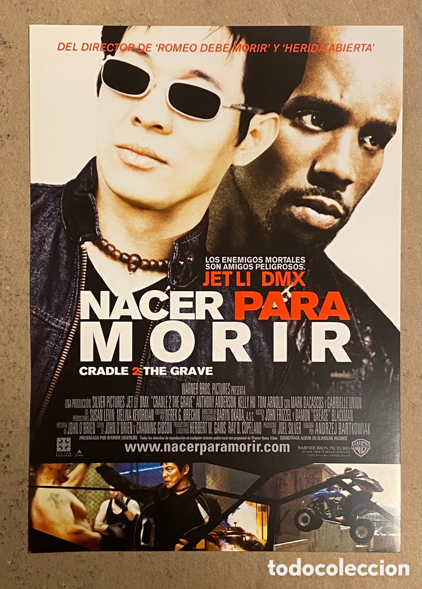 Cinema: NACER PARA MORIR. GU&Iacute;A PROMOCIONAL DE LA PEL&Iacute;CULA. JET LI, DMX,..