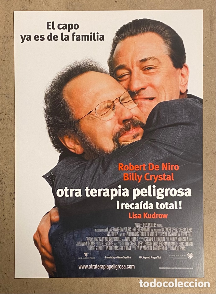 Cin&eacute;ma: OTRA TERAPIA PELIGROSA. GU&Iacute;A PROMOCIONAL DE LA PEL&Iacute;CULA. ROBERT DE NIRO, BILLY CRISTAL,..