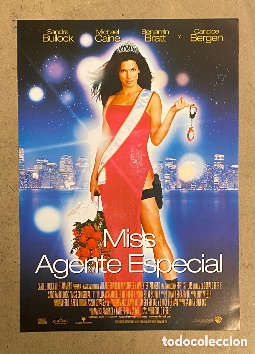 Cinema: MISS AGENTE ESPECIAL. GU&Iacute;A PROMOCIONAL DE LA PEL&Iacute;CULA. SANDRA BULLOCK,..