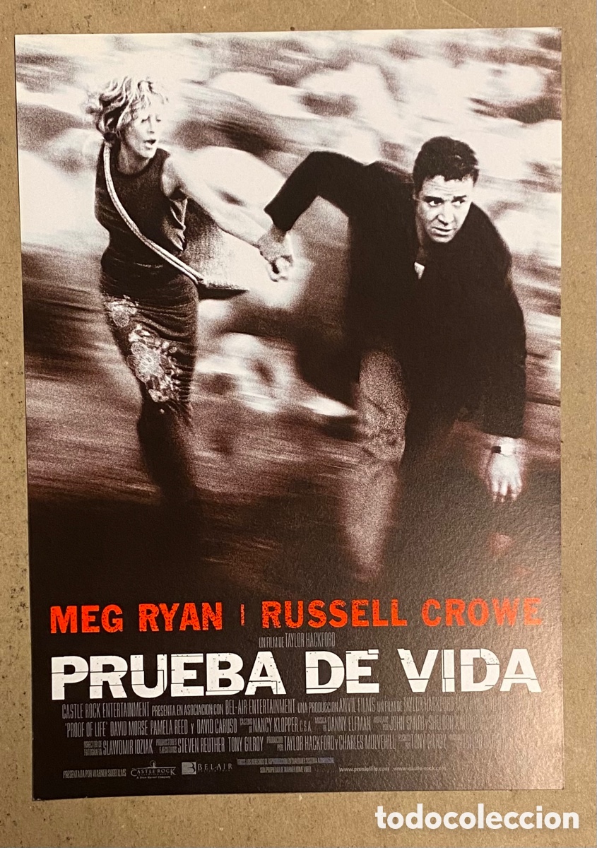 Cin&eacute;ma: PRUEBA DE VIDA. GU&Iacute;A PROMOCIONAL DE LA PEL&Iacute;CULA. MEG RYAN, RUSSELL CROWE,&hellip;
