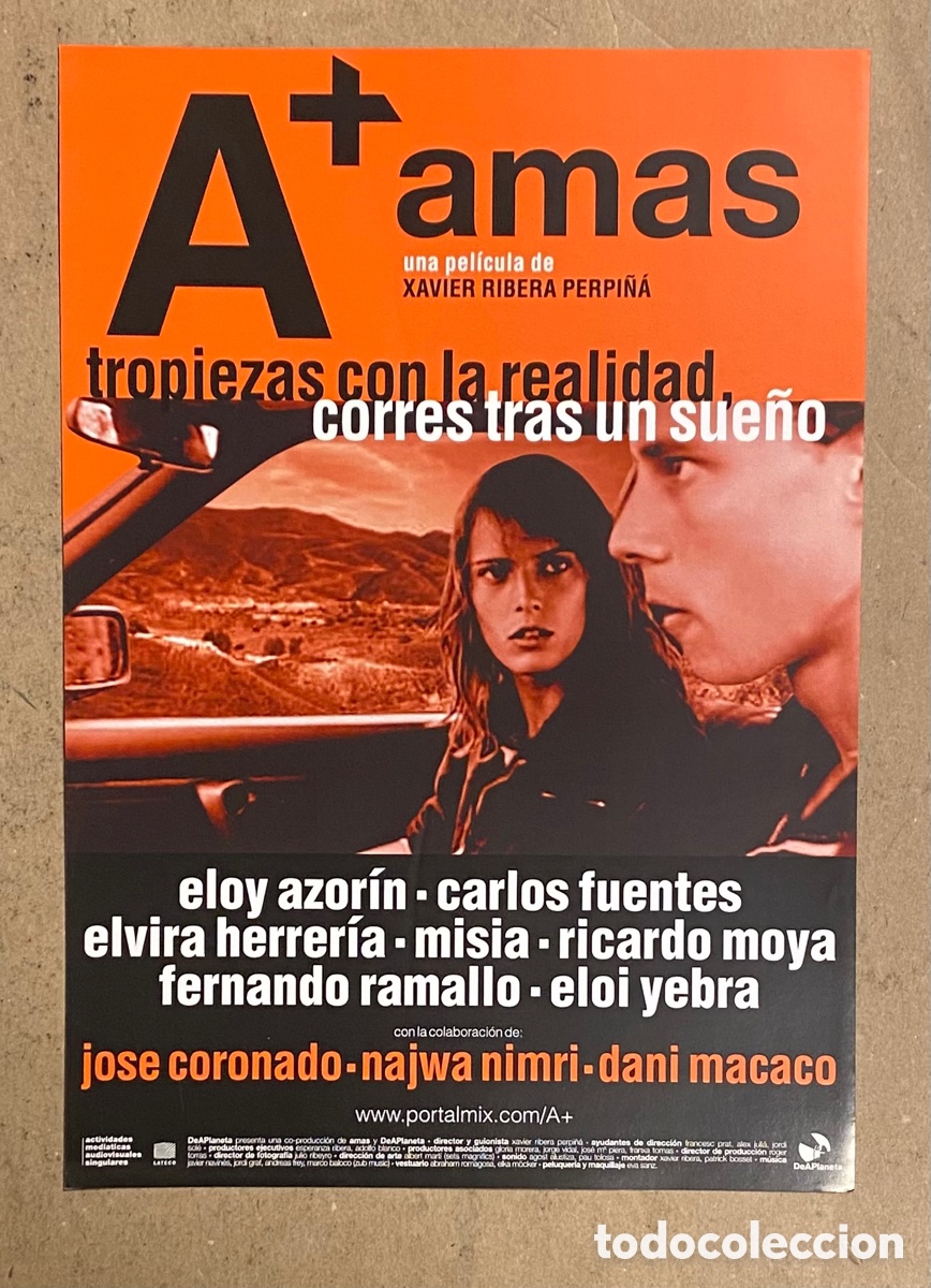 Cinema: A + AMAS. GU&Iacute;A PROMOCIONAL DE LA PEL&Iacute;CULA. JOS&Eacute; CORONADO, NAJWA NINRI,..