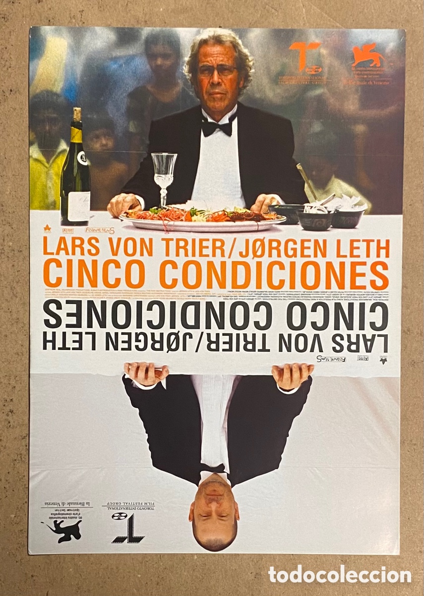 Cinema: CINCO CONDICIONES. GU&Iacute;A PROMOCIONAL DE LA PEL&Iacute;CULA. LARS VON TRIER, JORGEN LETH,..,