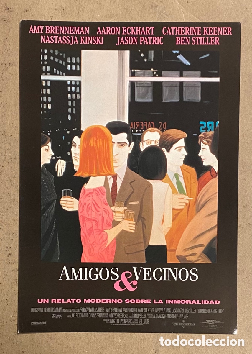 Cine: AMIGOS & VECINOS. GU&Iacute;A PROMOCIONAL DE LA PEL&Iacute;CULA. NASTASSJA KINSKI, BEN STILLER,&hellip;