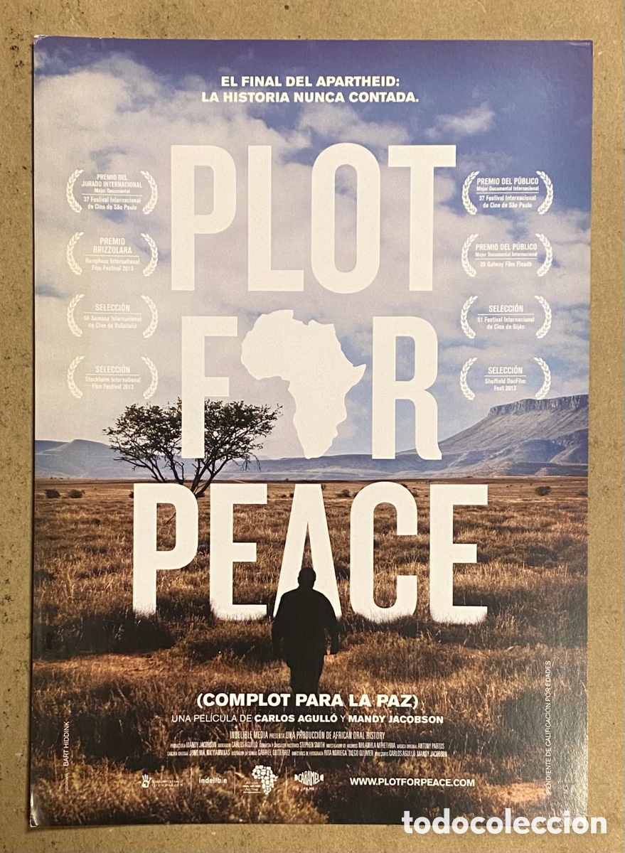 Cinema: PLOT FOR PEACE. GU&Iacute;A PROMOCIONAL DE LA PEL&Iacute;CULA.