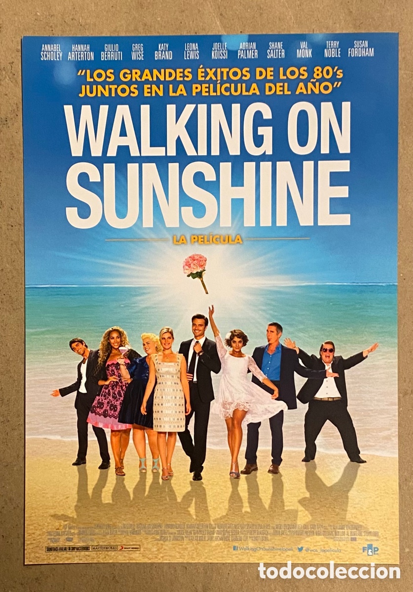 Cin&eacute;ma: WALKING ON SUNAHINE. GU&Iacute;A PROMOCIONAL DE LA PEL&Iacute;CULA.
