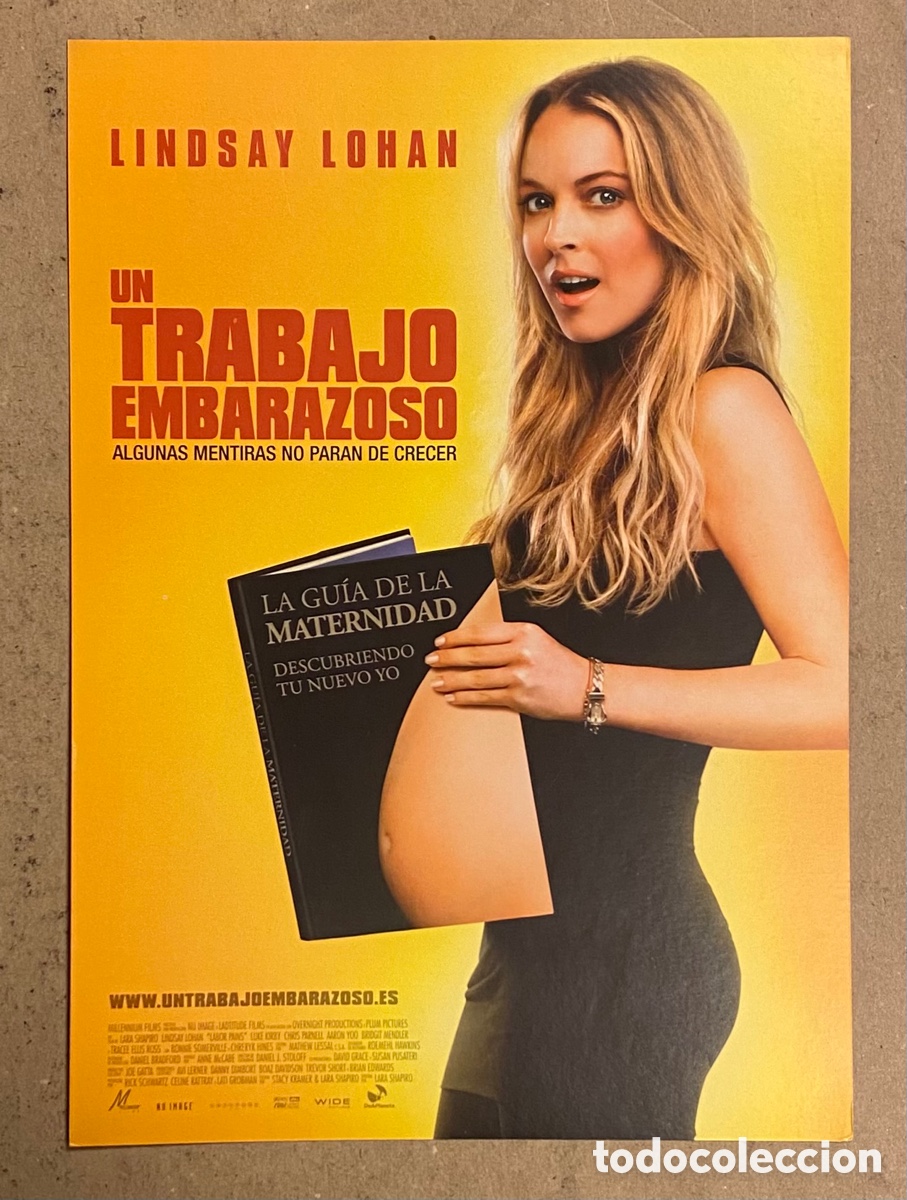 Cinema: UN TRABAJO EMBARAZOSO. GU&Iacute;A PROMOCIONAL DE LA PEL&Iacute;CULA. LINDSAY LOHAN