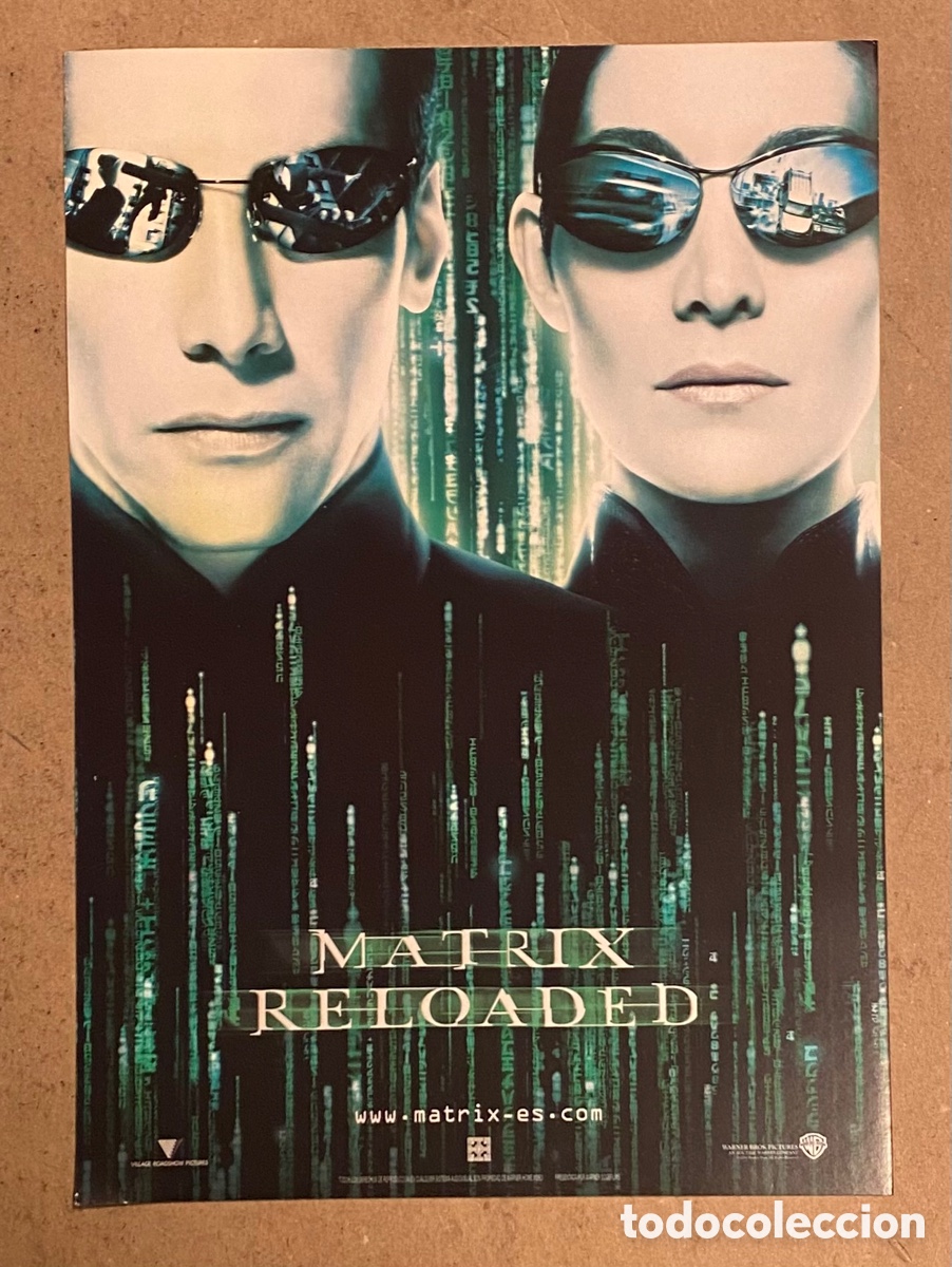 Cinema: MATRIX RELOADED. GU&Iacute;A PROMOCIONAL DE LA PEL&Iacute;CULA. KEANU REEVES.