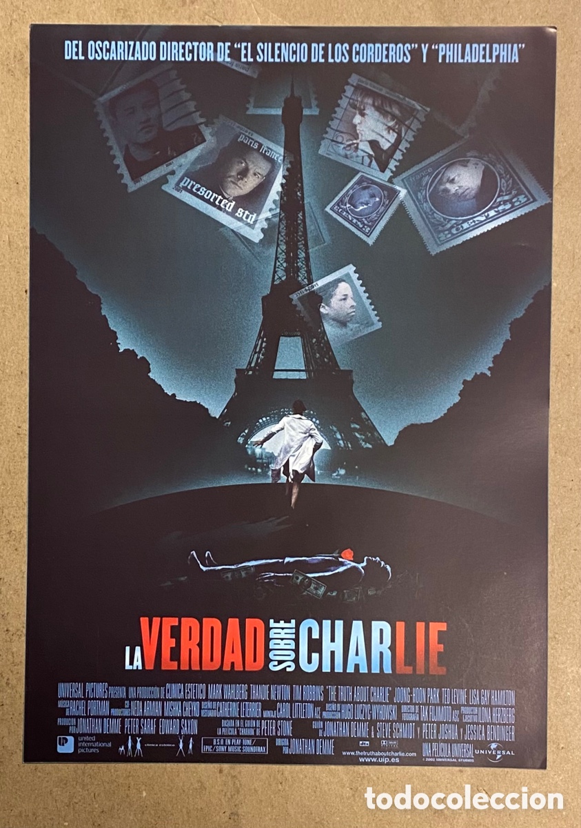 Cinema: LA VERDAD SOBRE CHARLIE. GU&Iacute;A PROMOCIONAL DE LA PEL&Iacute;CULA.